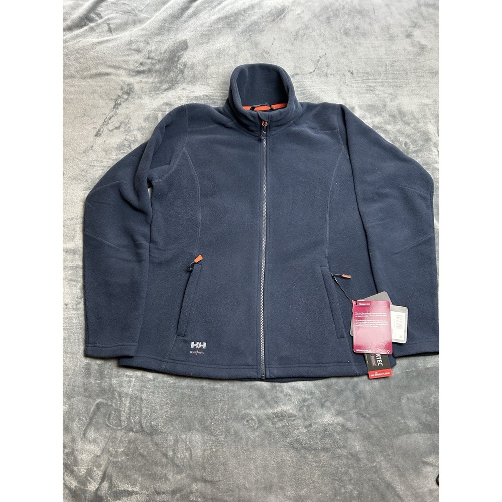 Helly-Hansen Women's Workwear Luna Fleece‎ Jacket Navy Large NWT